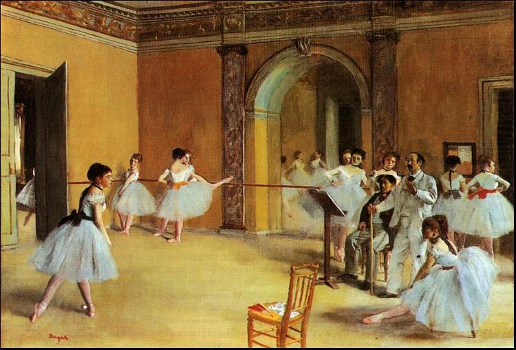 Dance Foyer at the Opera, Edgar Degas